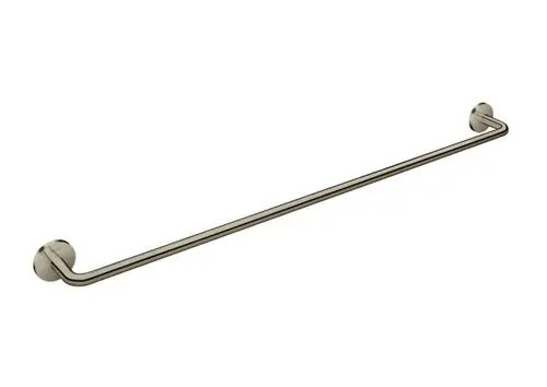 Badetuchhalter mit zwei Wandhaltern, aus poliertem Nickel, mit markentypischem AXOR-Design, in schlichter und funktionaler Form.
